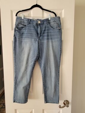 Women’s Size 16P Democracy "Ab-solution" Light Blue Stretch Denim Jeans
